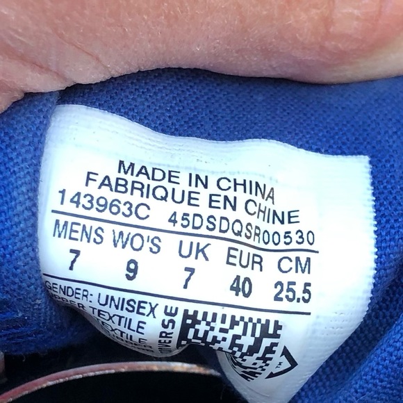 Custom Bling Converse Sneakers Womens Size 9 - Picture 7 of 10